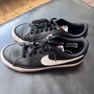 Nike Court Legacy Black and White Sneakers